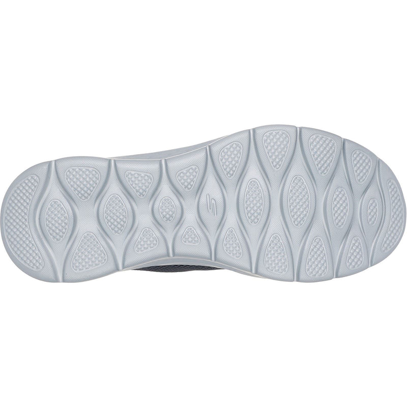 Skechers Go Walk Flex Clear Creek Baskets Pour Femmes En Tissu De Couleur Charbon/Lavande