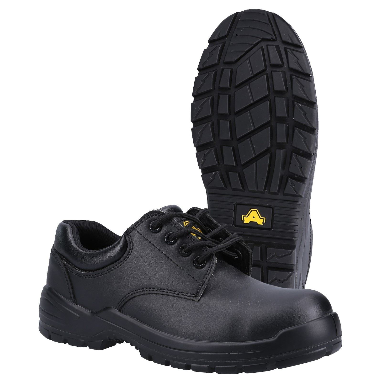 Amblers Safety  Chaussures De Sécurité En Cuir Noir Fs38C