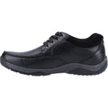 Hush Puppies Derek Chaussures En Cuir Noir À Lacets Pour Hommes