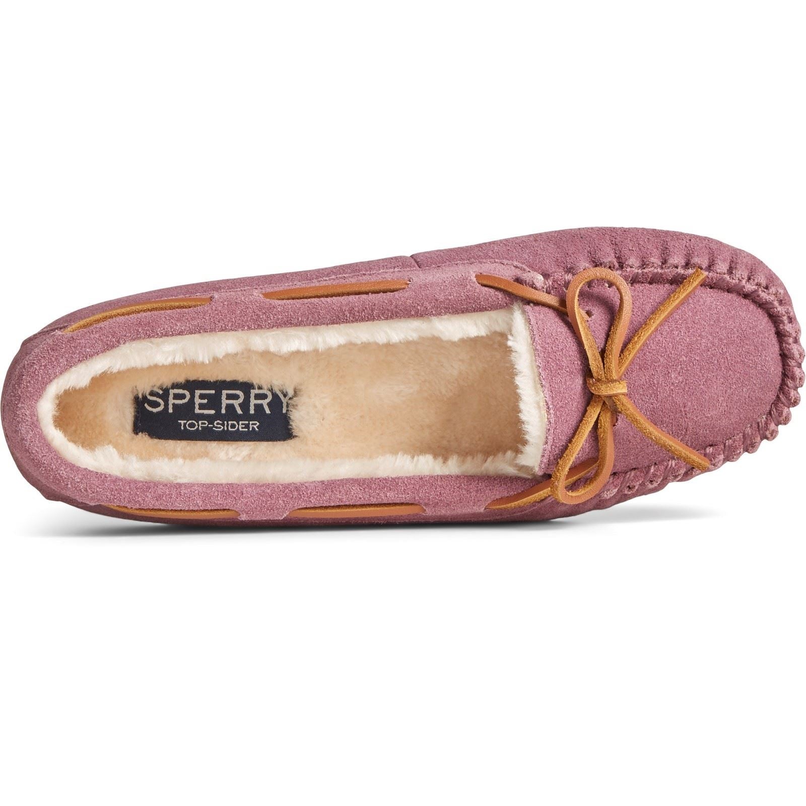 Sperry Reina Chaussons En Daim Mauve Pour Femmes