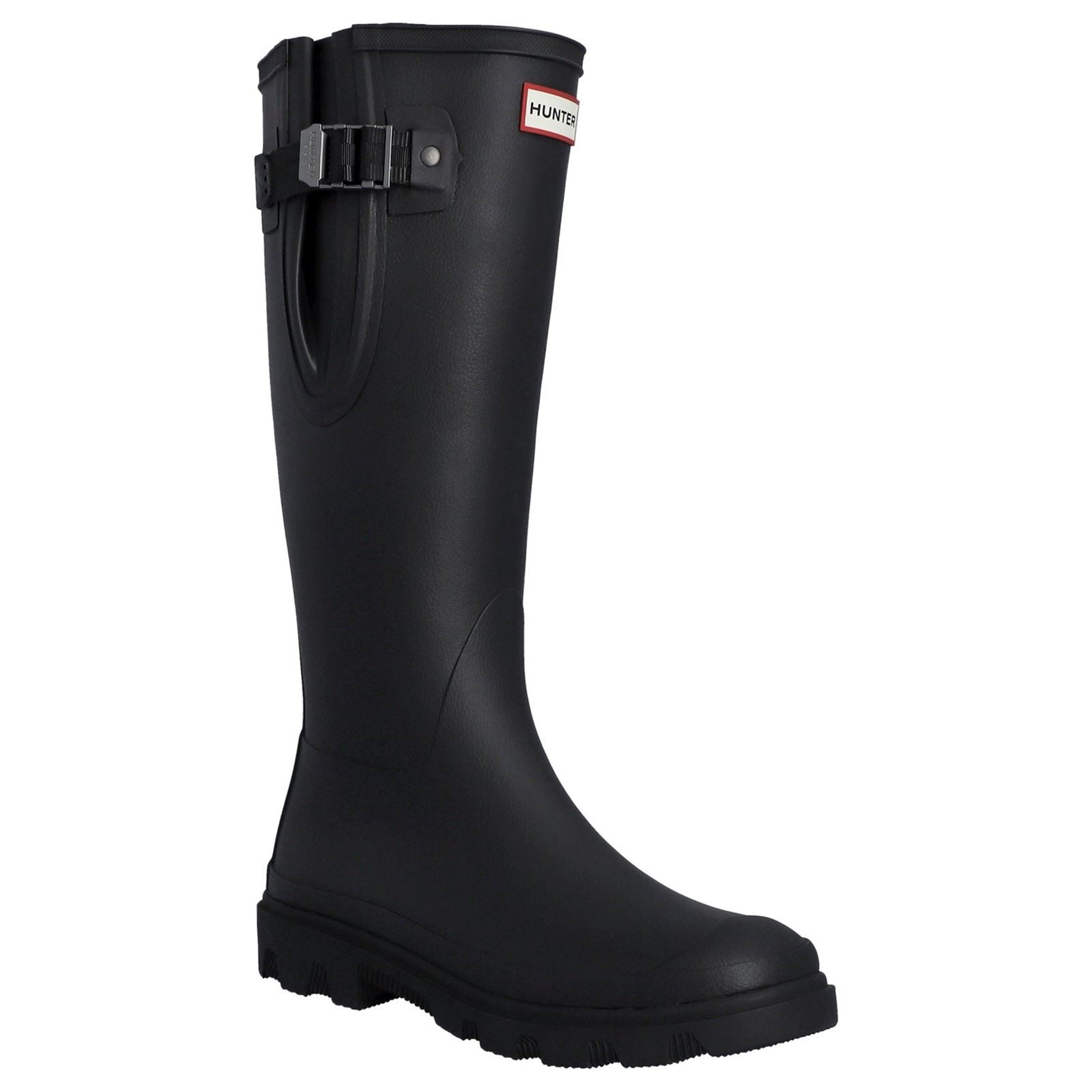 Hunter Downpour Bottes En Caoutchouc Noires Wellington