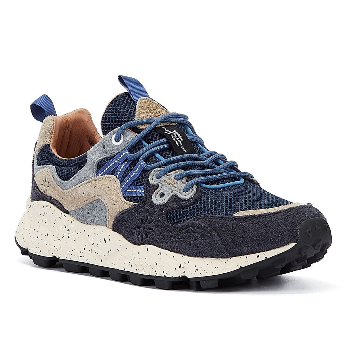 Flower Mountain Yamano 3 Baskets En Daim Noir/Gris Pour Hommes