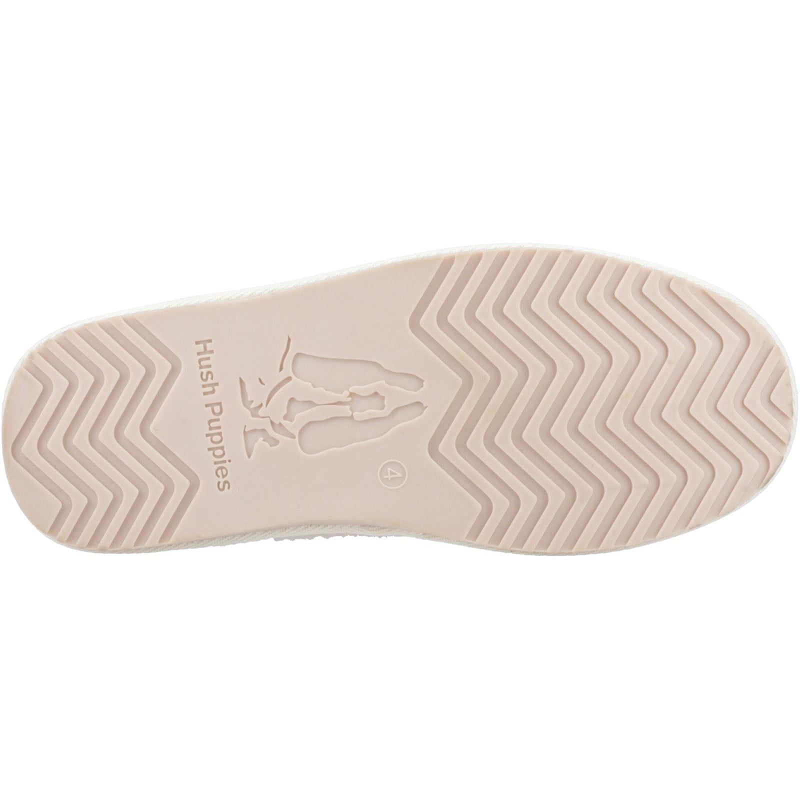 Hush Puppies Joanna Chaussons Crème Pour Femme En Textile