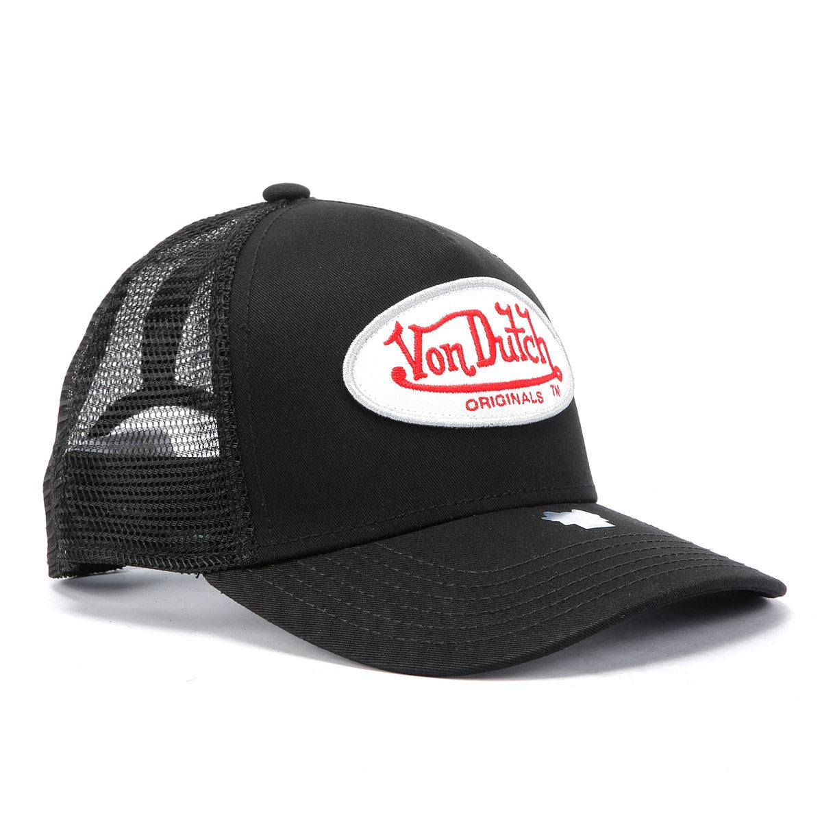 Von Dutch Trucker Casquettes Noires En Coton