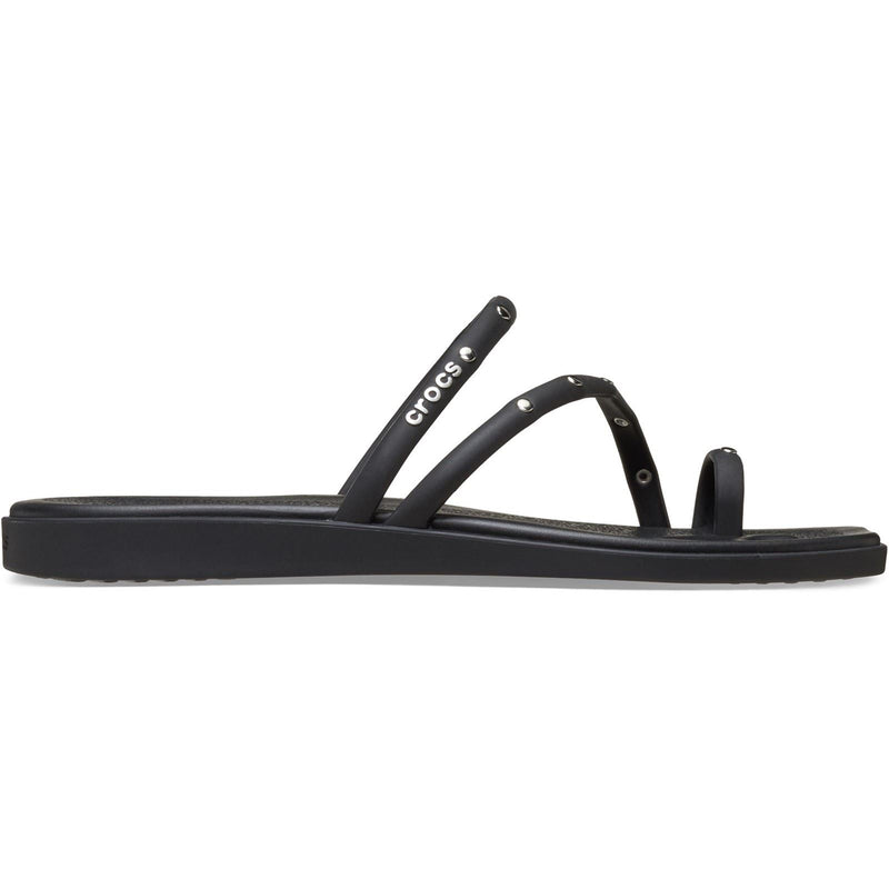 Crocs Miami Studded Toe Loop Sandales Noires En Thermoplastique Pour Femmes