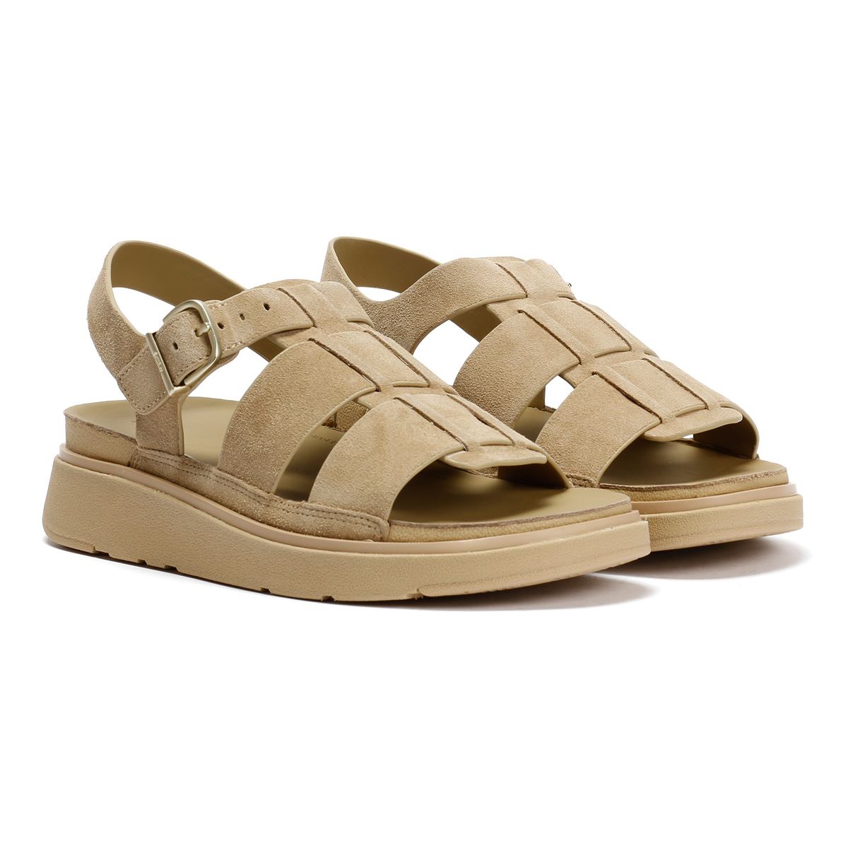 FitFlop GEN-FF Sandales Marron Pour Femmes En Cuir Suédé