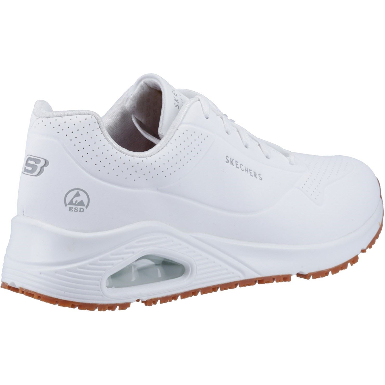 Skechers Workwear Work Relaxed Fit: Uno SR - Sutal Baskets De Sécurité Blanches Pour Homme