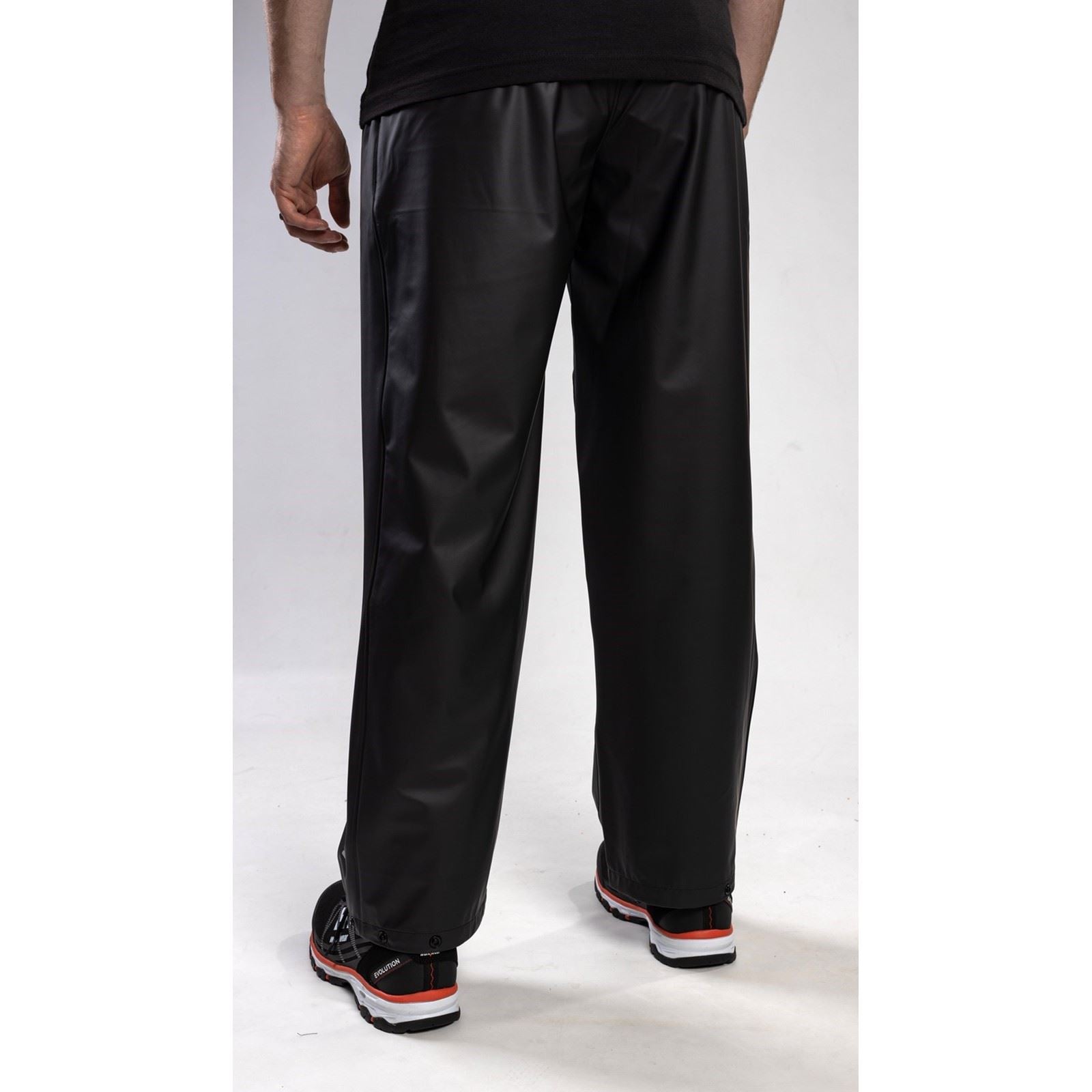 Helly Hansen Workwear Voss Pantalons De Pluie Noirs En Polyester Unisexe Pour Adultes