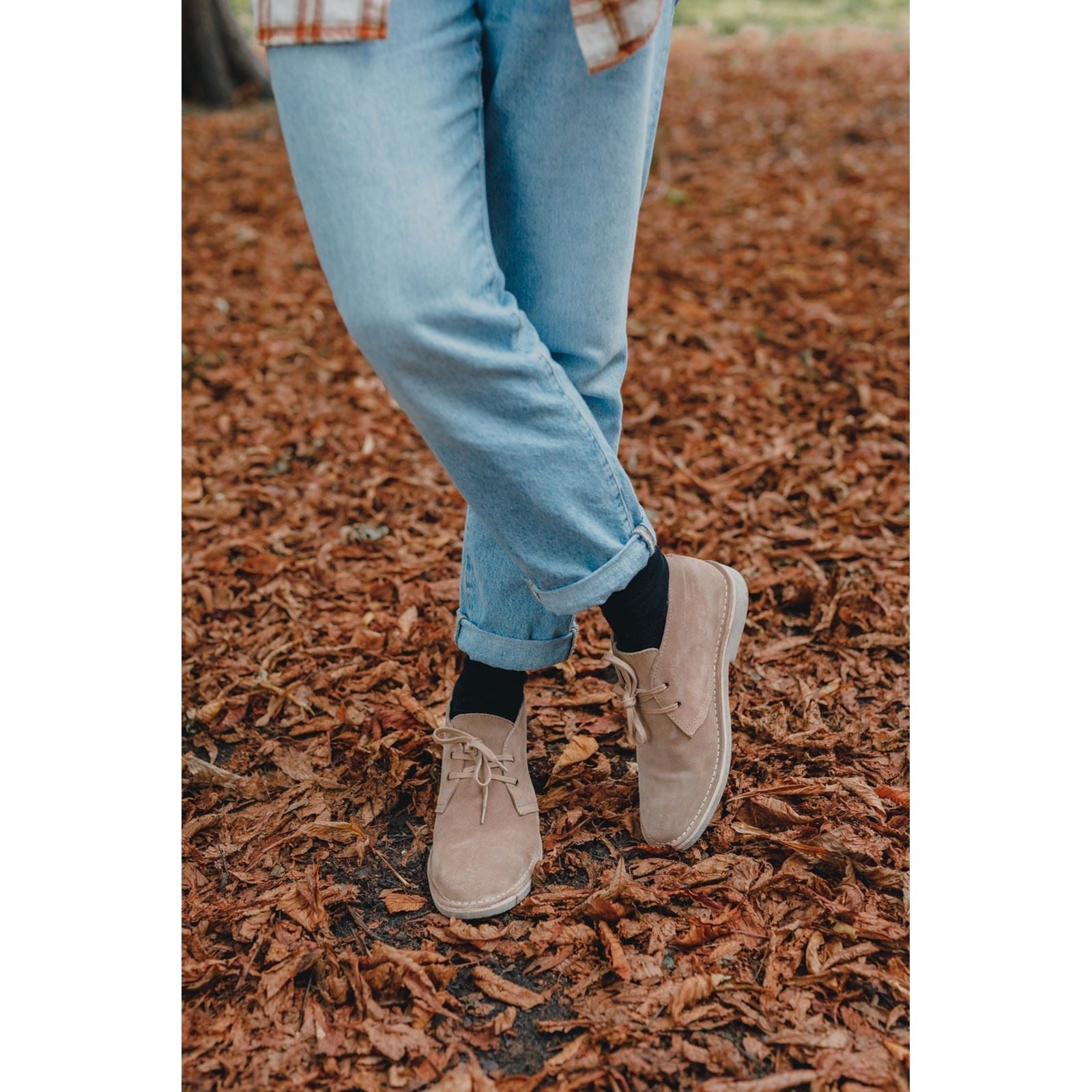 Hush Puppies Samuel Bottes En Daim Pour Homme, Couleur Sable