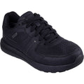 Skechers Netson Gander Chaussures Noires Pour Hommes En Polyuréthane À Lacets