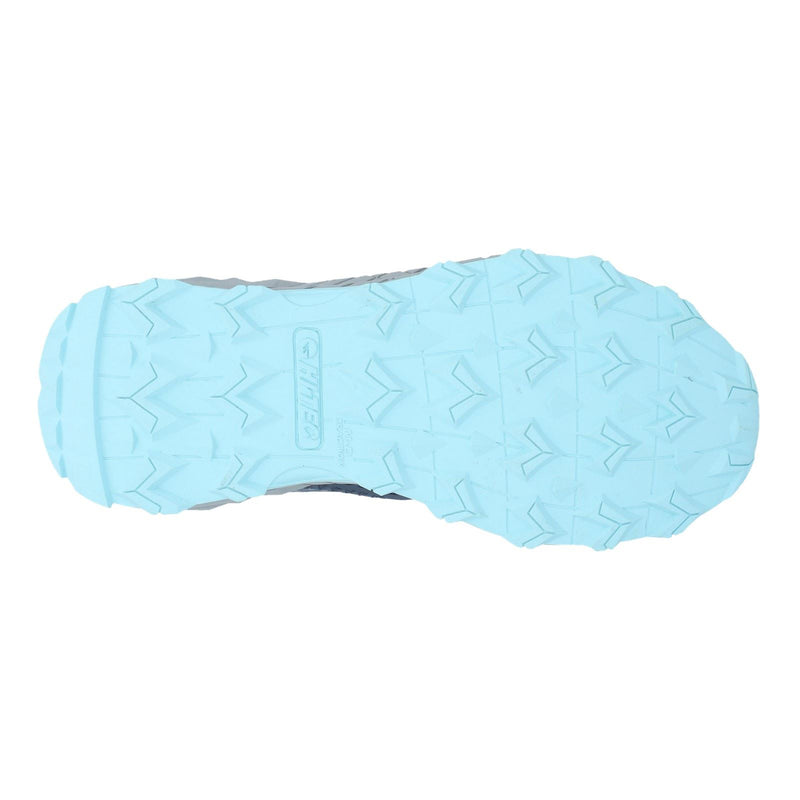 Hi-Tec Fuse Trail Low Chaussures De Sport Pour Femmes En Maille De Polyester Grisaille/flintstone