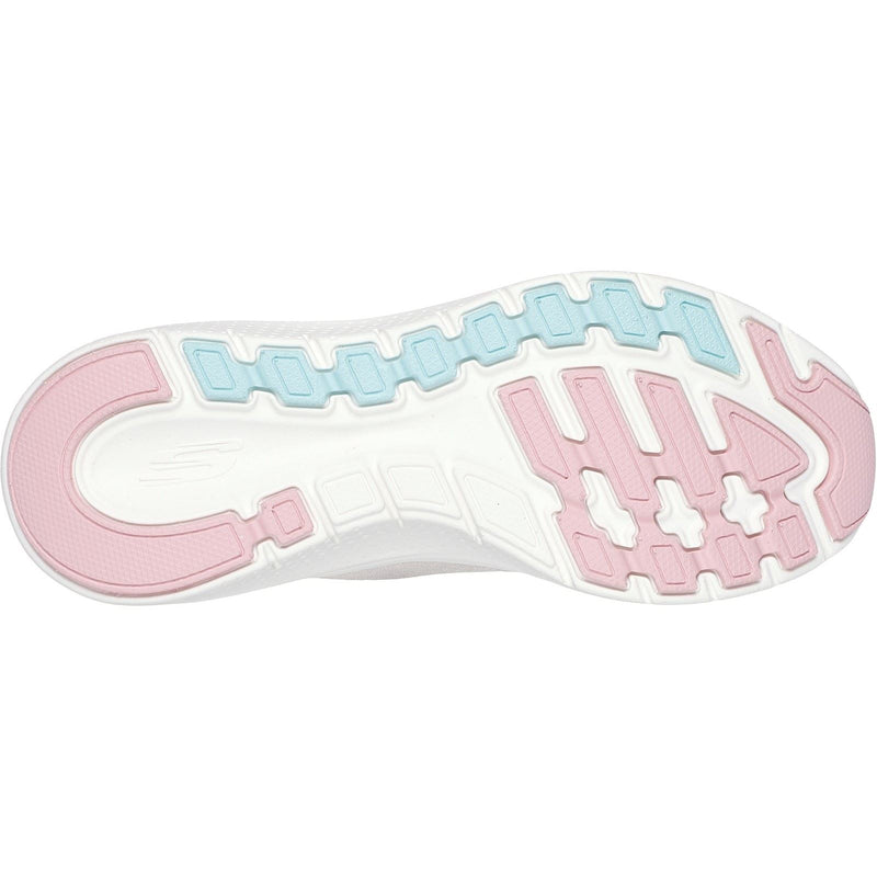 Skechers Arch Fit 2.0 Easy Chic Chaussures De Sport Pour Femmes En Textile Naturel/Rose