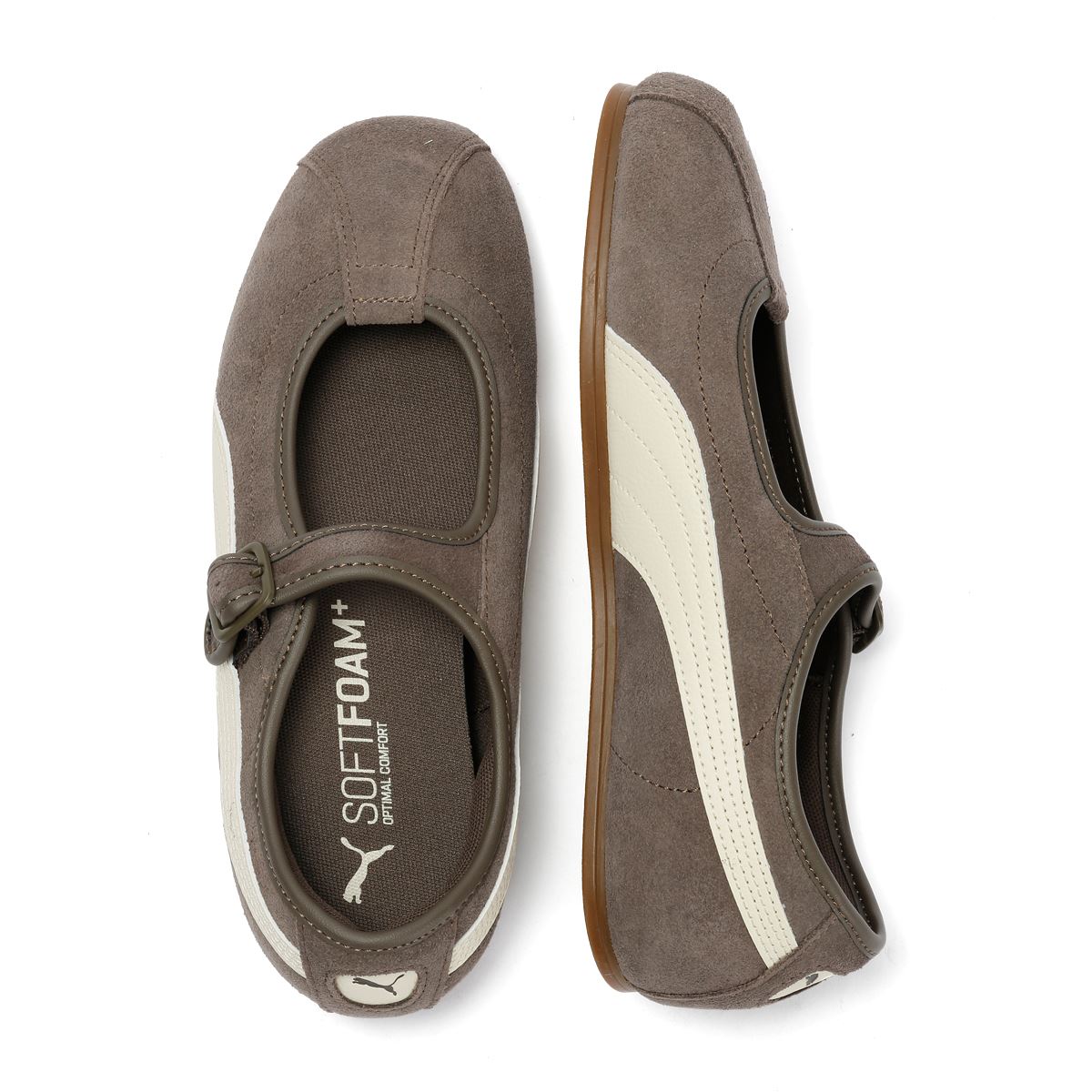 Puma Tacklette Baskets Brunes Pour Femmes Suede