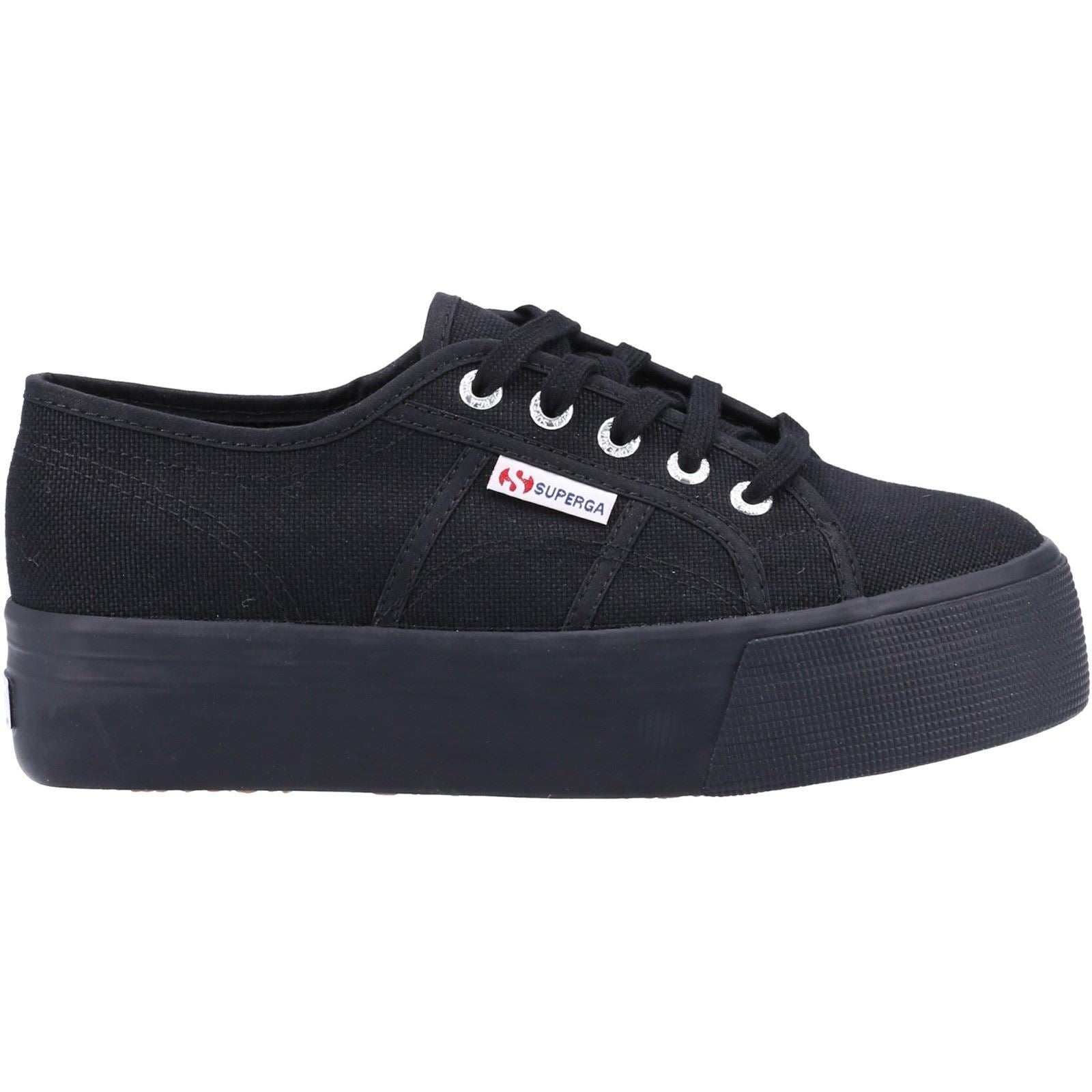 Superga 2790 Linea Up And Down Baskets Noires Pour Femmes 100 % Coton