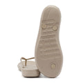 FitFlop Iqushion Ombre Sparkle Tongs Pour Femmes En Caoutchouc Beige