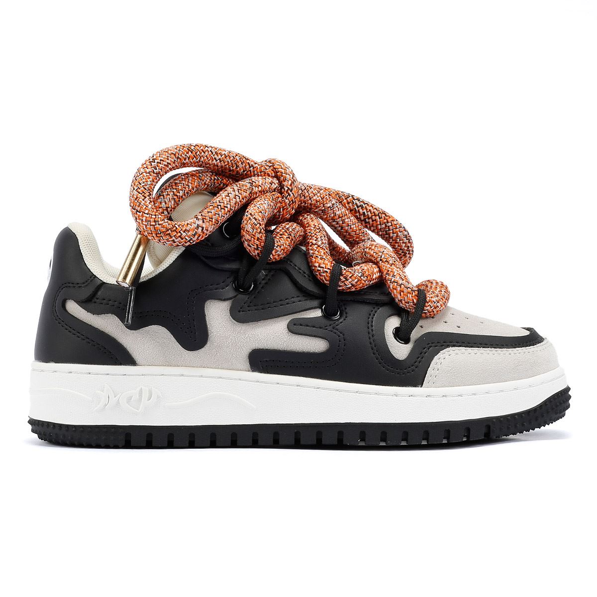 Acupuncture Acu Fat Laces Baskets En Daim Noires/Blanches