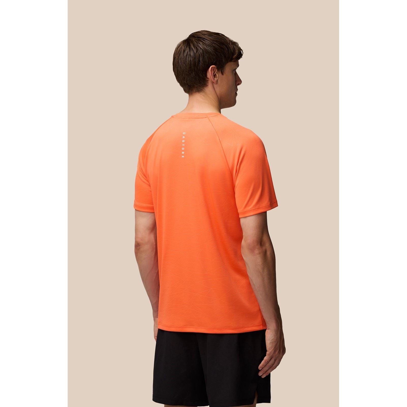 Castore Adapt Training T-Shirt T-Shirts De Sport Pour Hommes En Polyester Orange