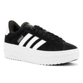 Adidas VL Court Bold Baskets Noires En Cuir Pour Femmes