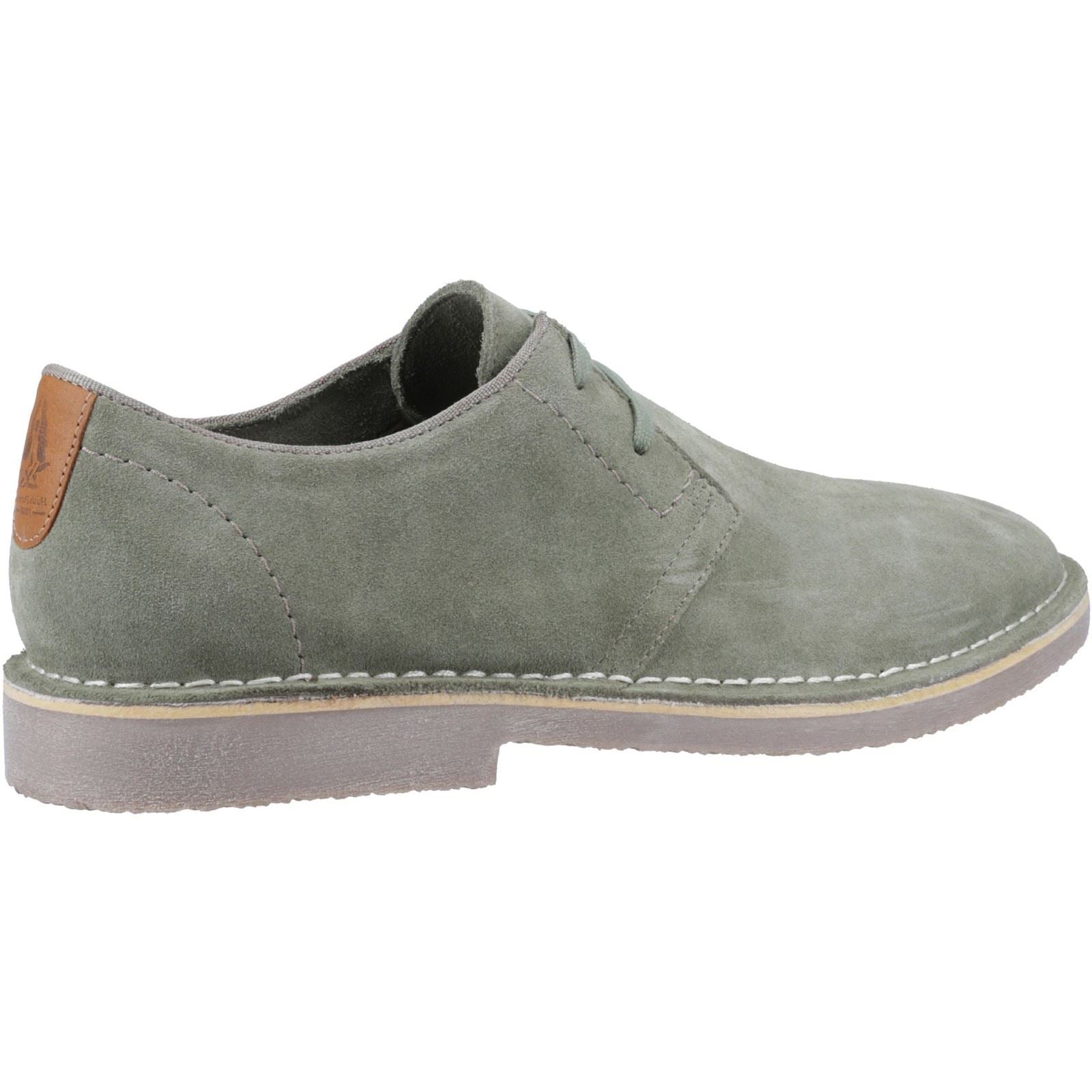 Hush Puppies Scout Chaussures À Lacets En Daim Pour Hommes, Coloris Sauge