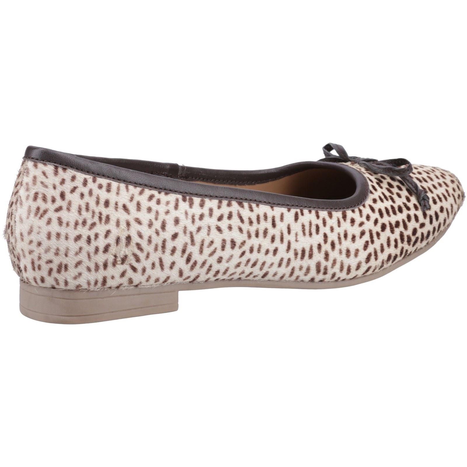 Hush Puppies Naomi Suede Chaussures Plates Pour Femme En Suède Avec Motif Animal