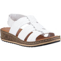 Hush Puppies Eden Gladiator Sandales Blanches Pour Femmes En Cuir