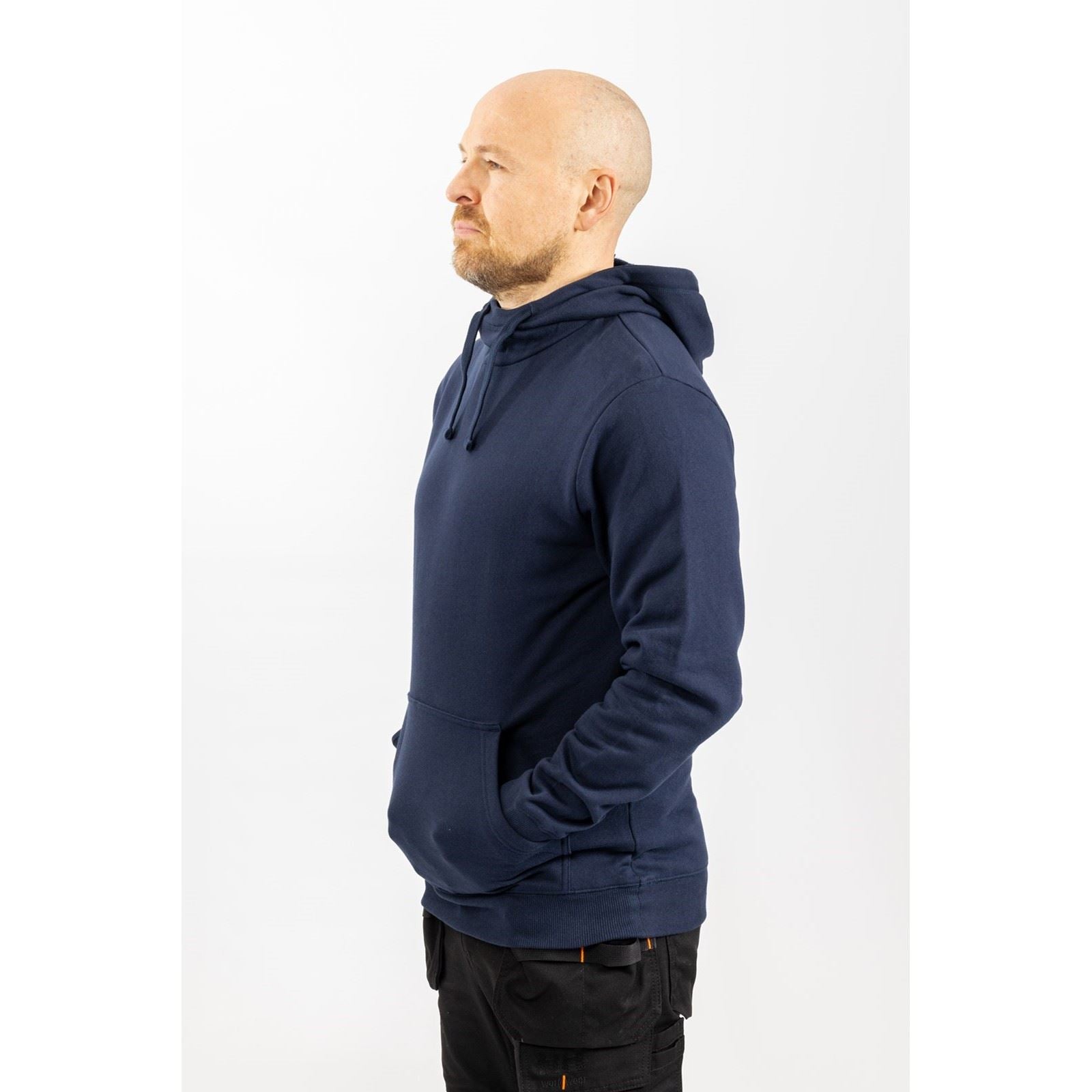 Helly Hansen Workwear Manchester Sweat À Capuche Bleu En Coton Pour Homme