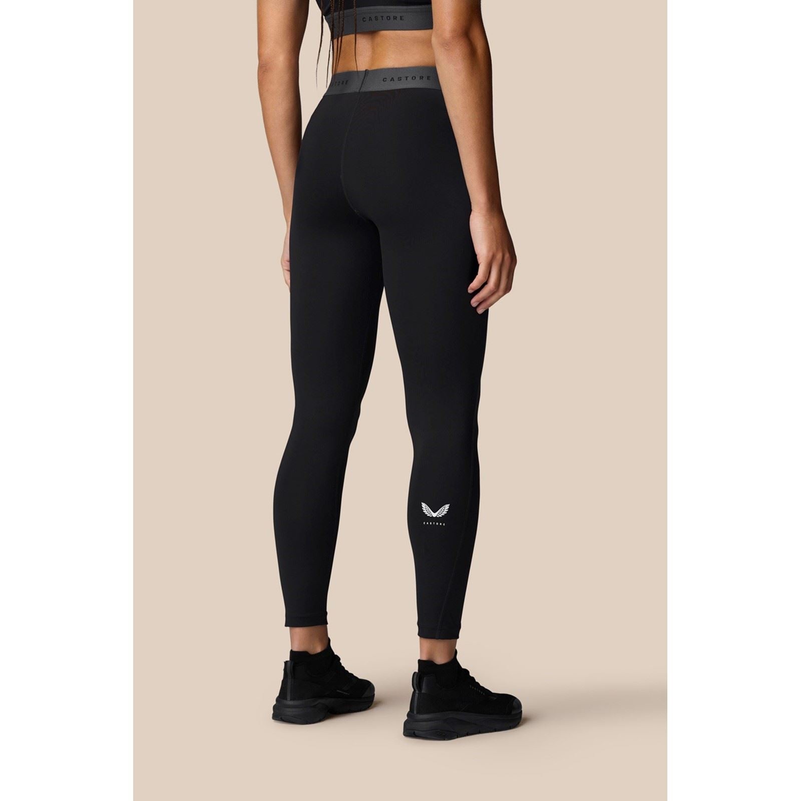 Castore Adapt Legging Leggings De Sport Noirs En Polyester Pour Femmes