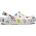 Crocs Classic Graphic Thermoplastique Blanc/multicolore Mocassins