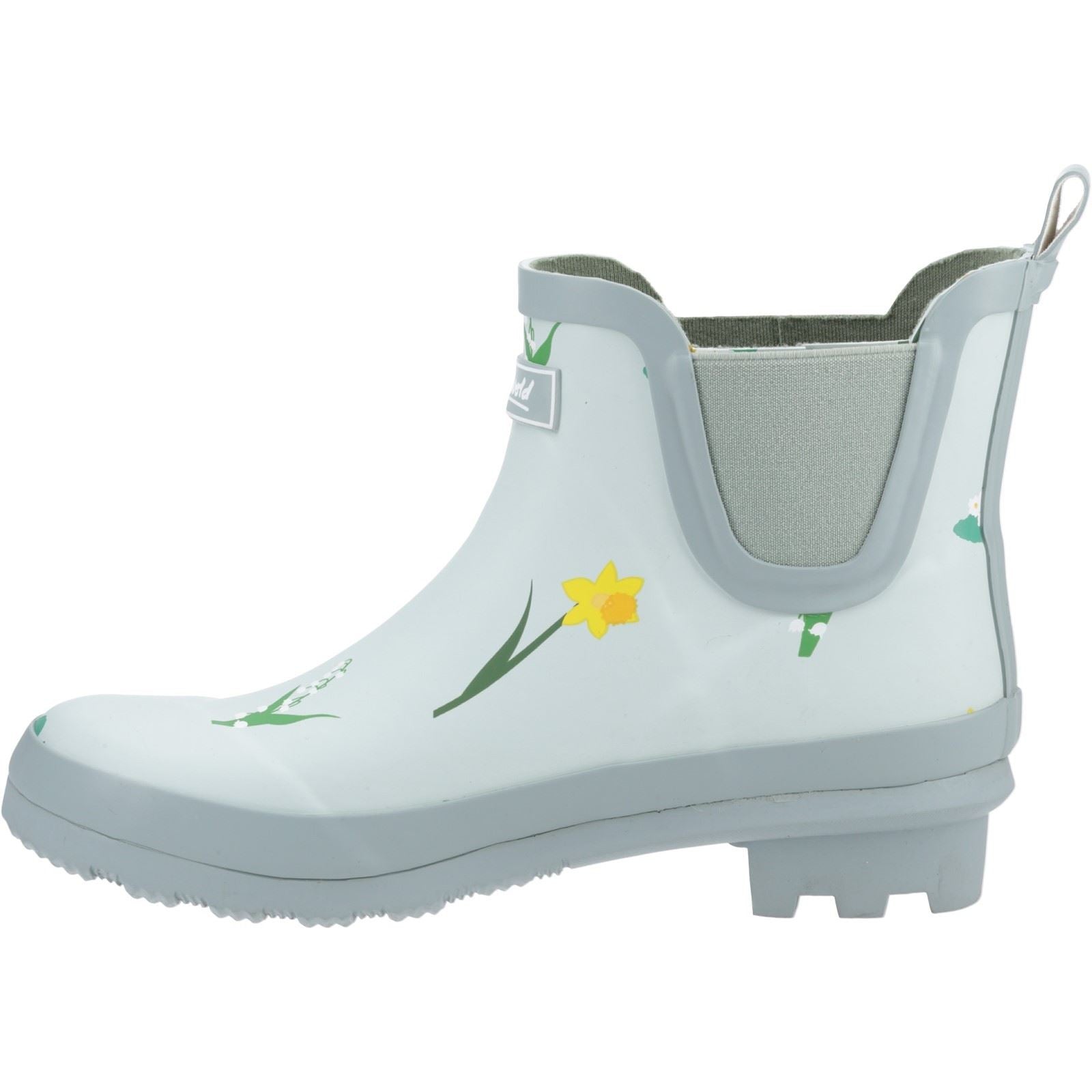 Cotswold Wildflower Ankle Bottes En Caoutchouc Pour Femme Couleur Menthe