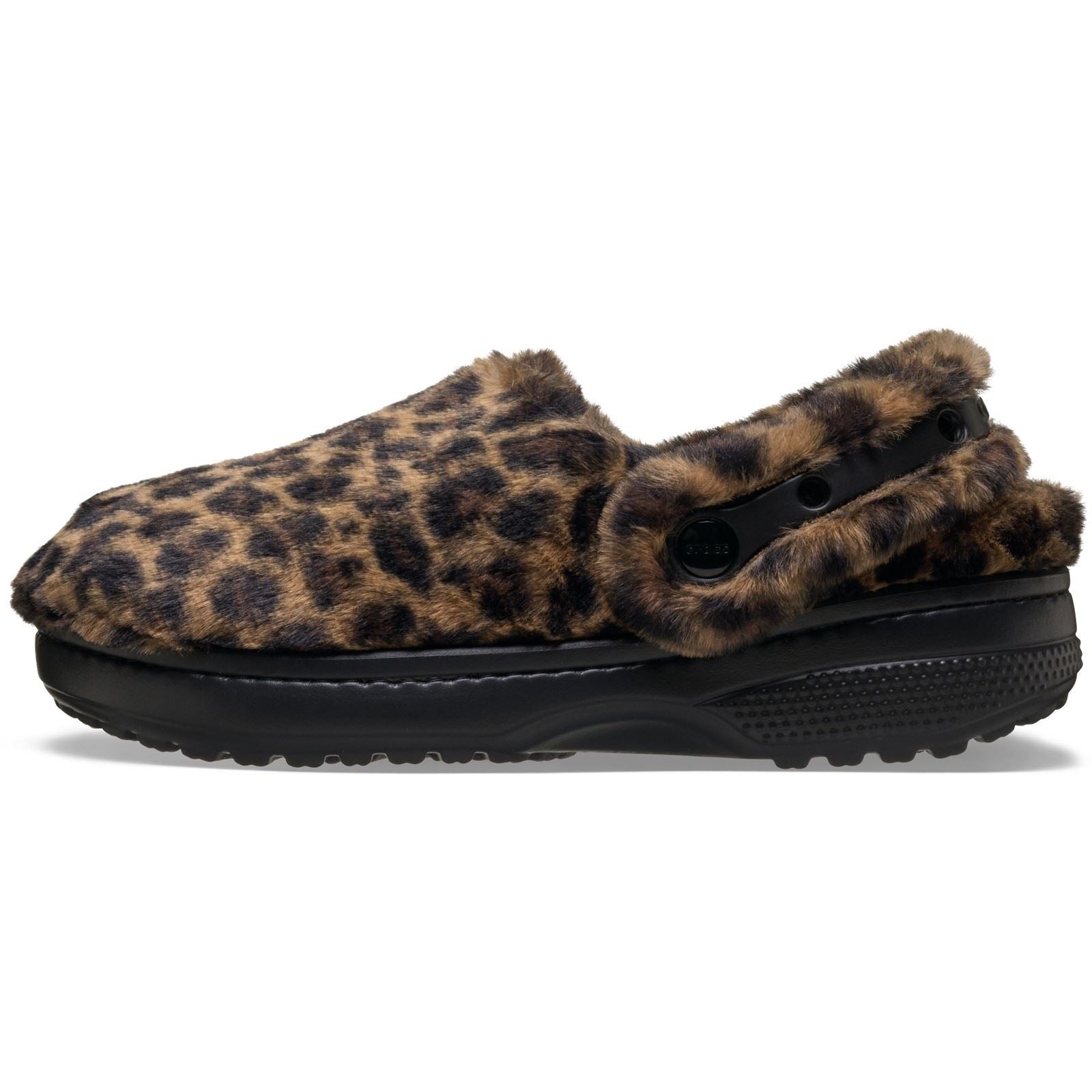 Crocs Classic Unfurgettable Clog Sabots Léopard Pour Femmes En Mélange De Polyester