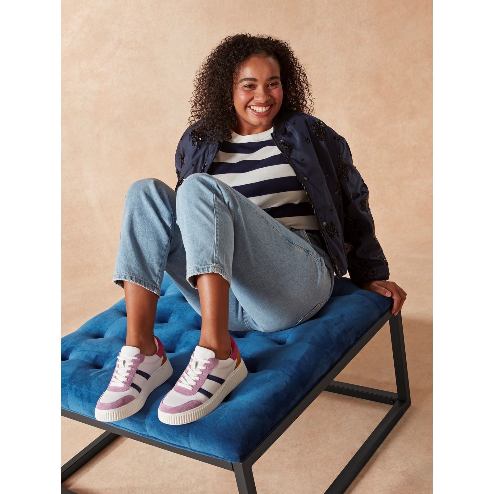 Hush Puppies Holly Sneakers Multicolores Pour Femmes En Daim