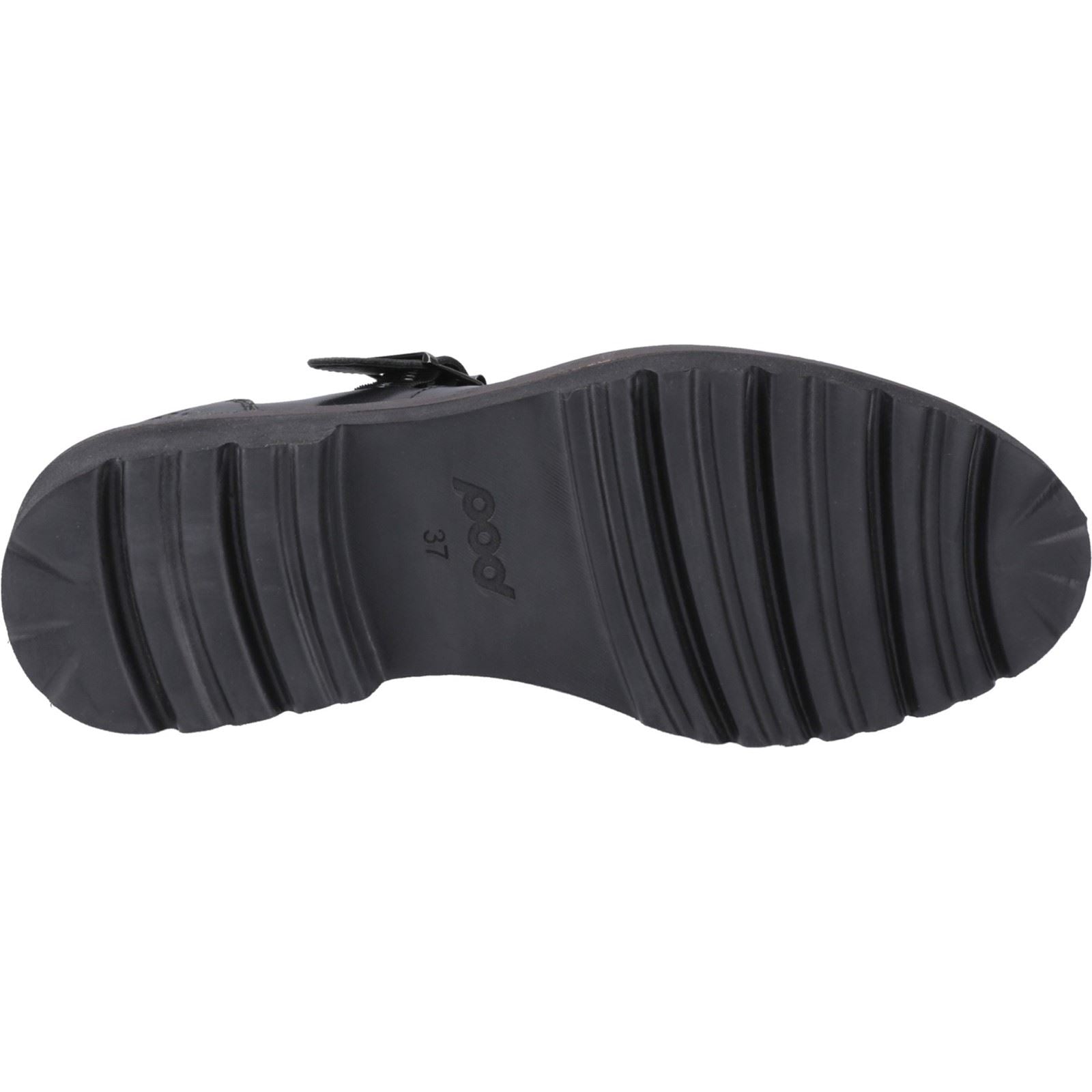 Pod Kylee Chaussures Noires En Cuir Pour Femmes