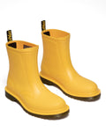 Dr. Martens 1460 Rain Pull On Bottes En Caoutchouc Jaunes Pour Femmes