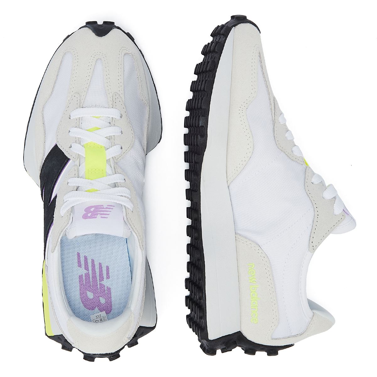 New Balance 327 Baskets Jaunes Pour Femmes Style Dégradé.