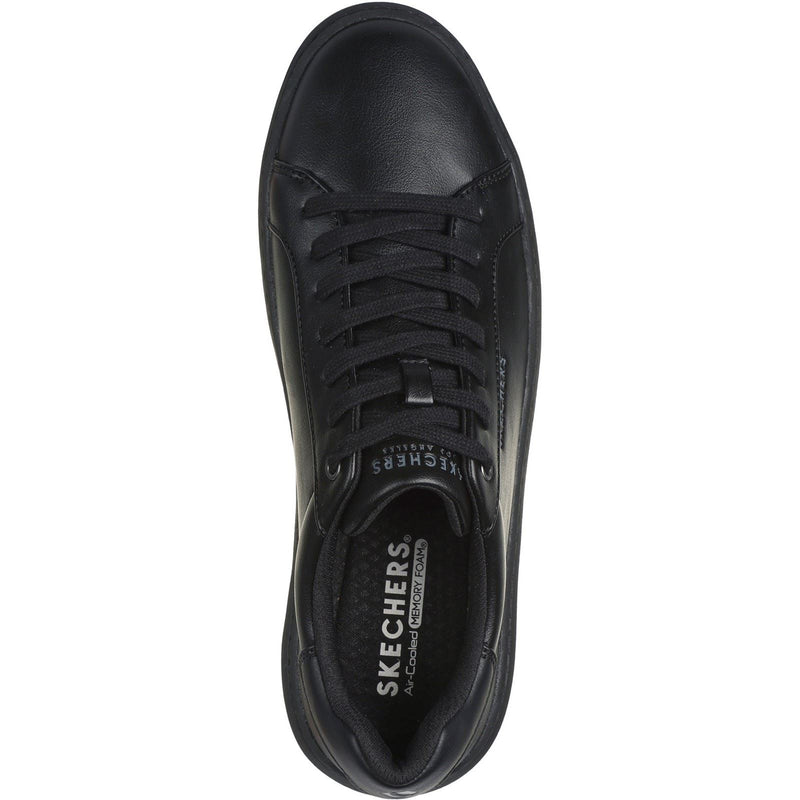 Skechers Court Break Suit Sneaker Baskets Noires Pour Hommes