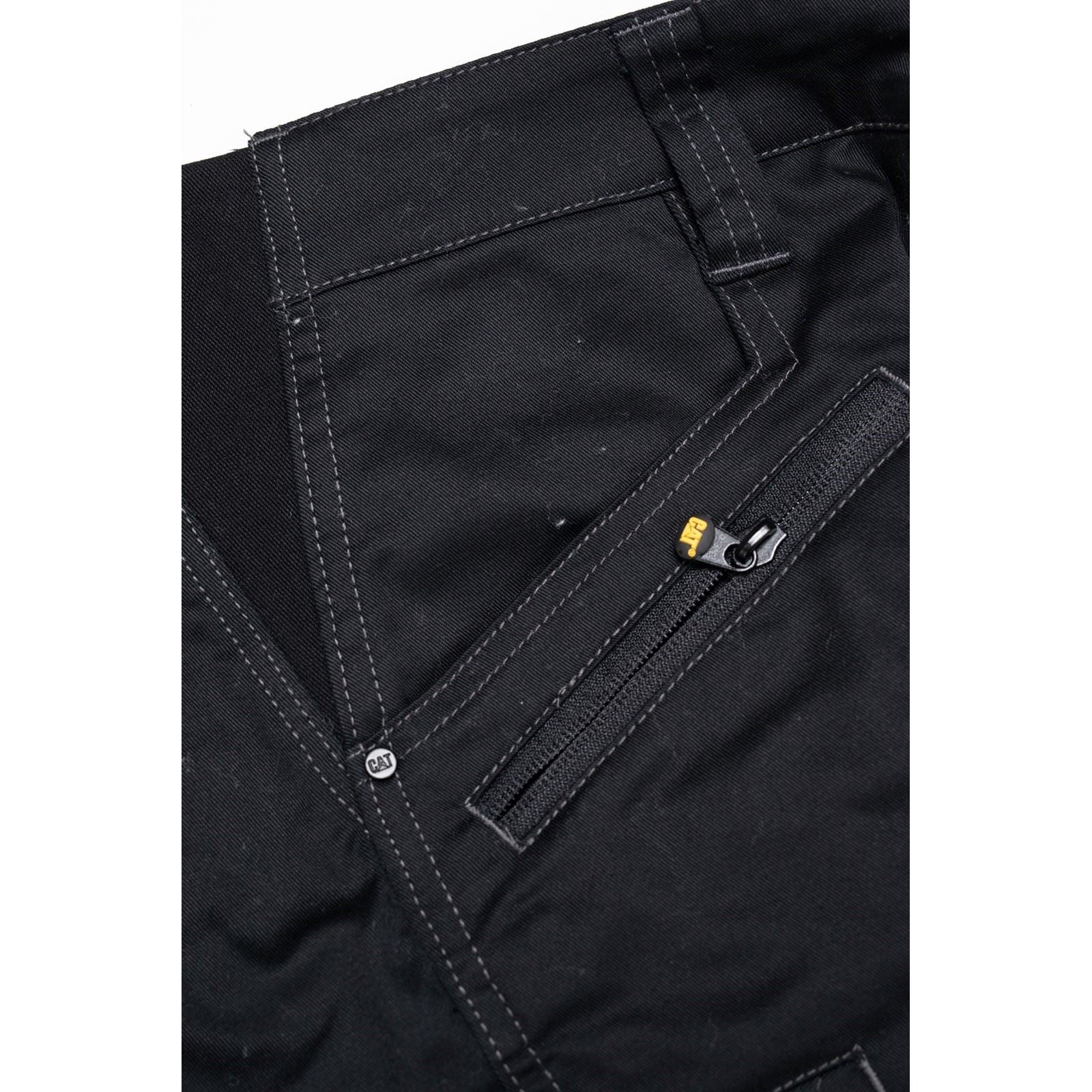 Caterpillar Operator FX Pantalons Noirs En Coton Pour Hommes - Extérieur