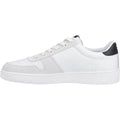 TOMS TRVL Lite Court Baskets En Cuir Pour Hommes Blanches/Noires