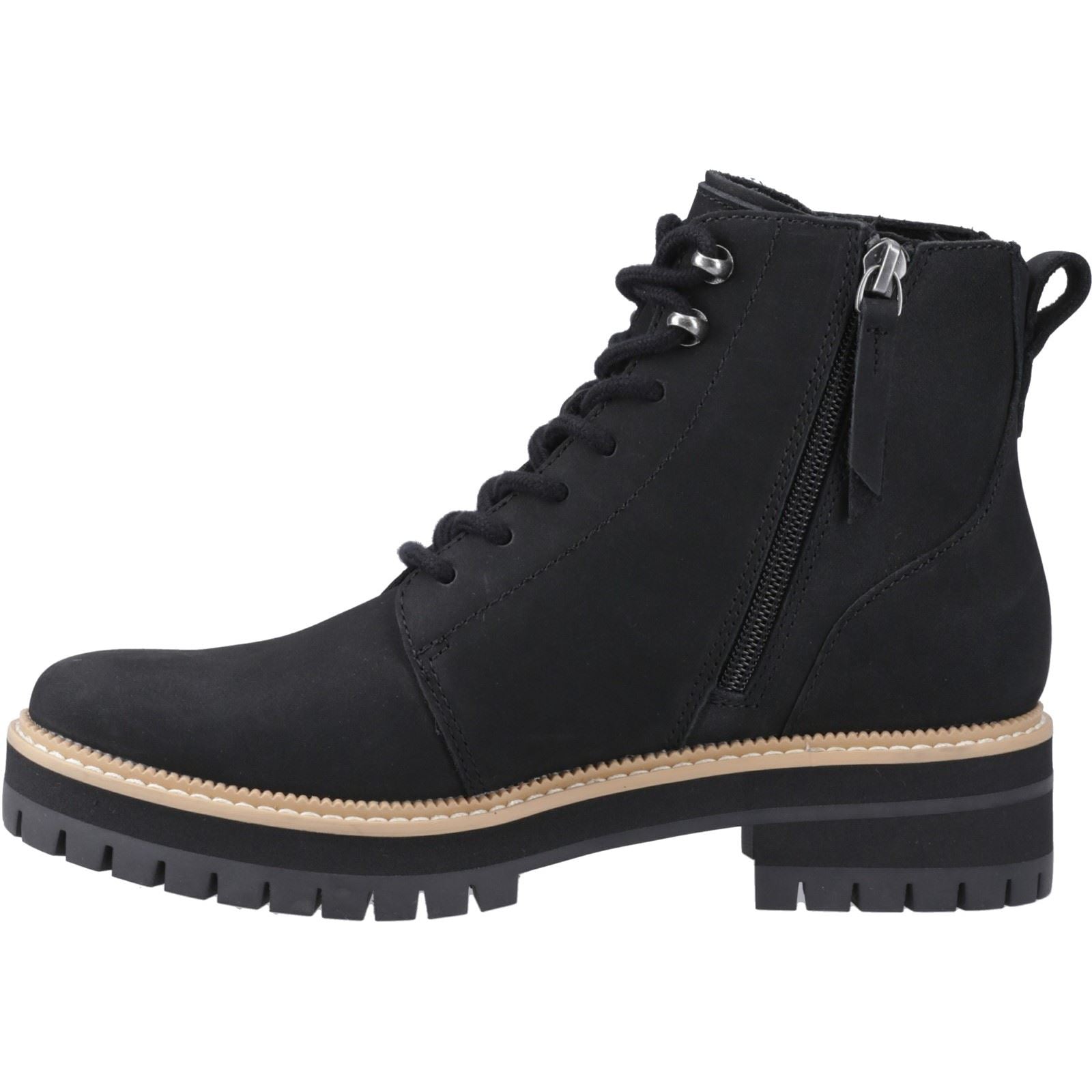 TOMS Wylder Bottes En Cuir Noires Pour Femmes