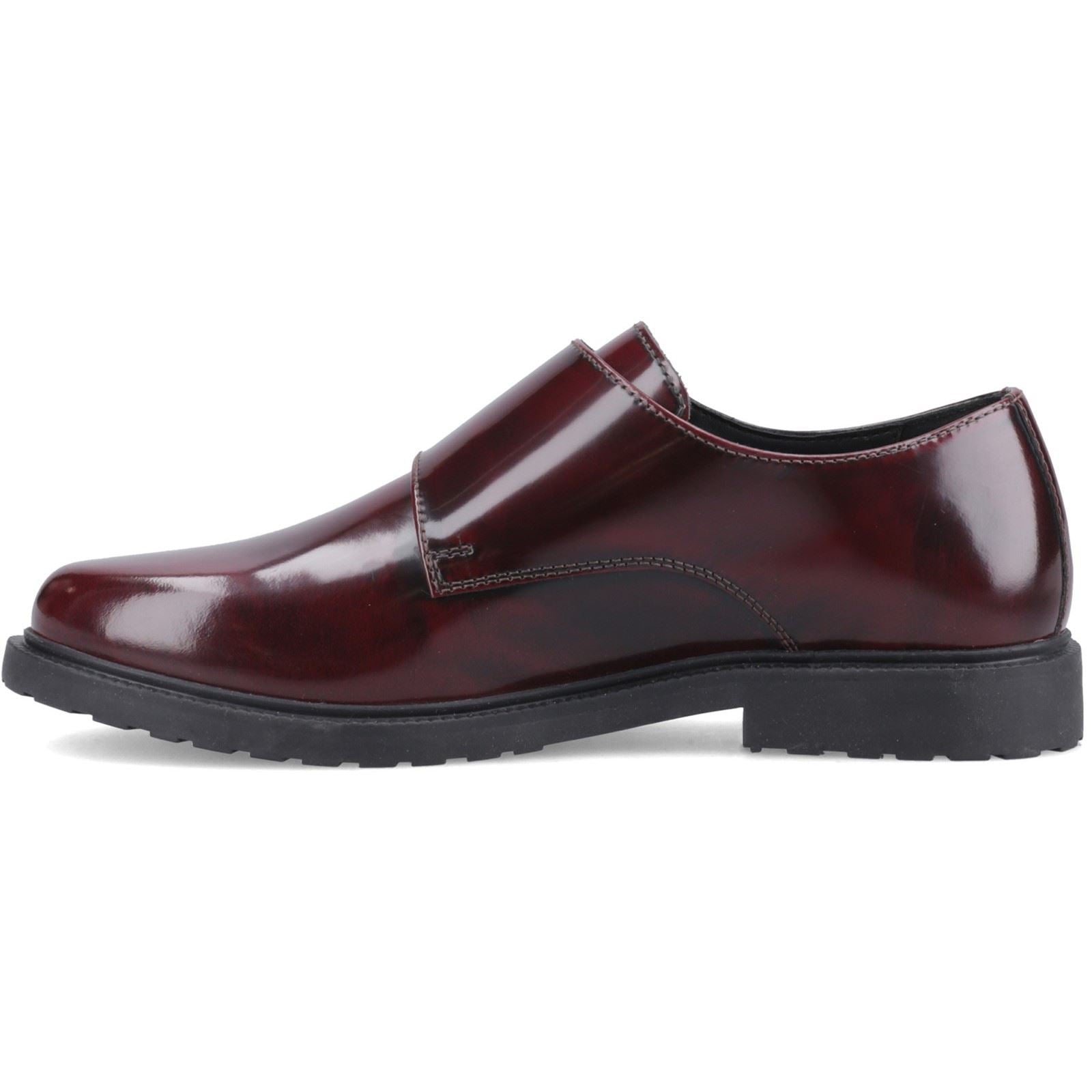 Hush Puppies Verity Hi-Shine Chaussures En Cuir Pour Femmes Bordeaux