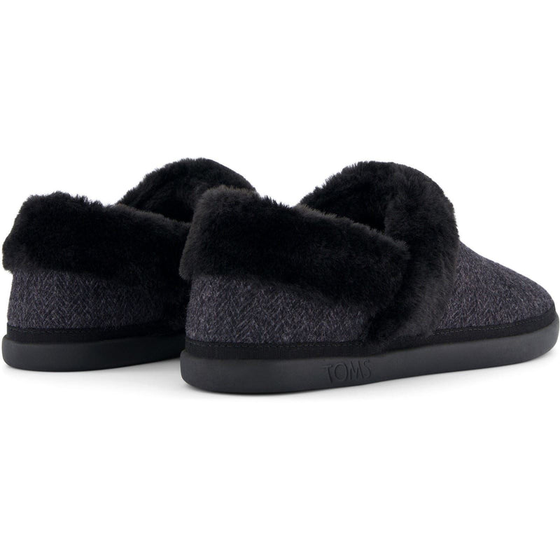 TOMS Oslo Chaussons Noirs Pour Femmes En Polyester