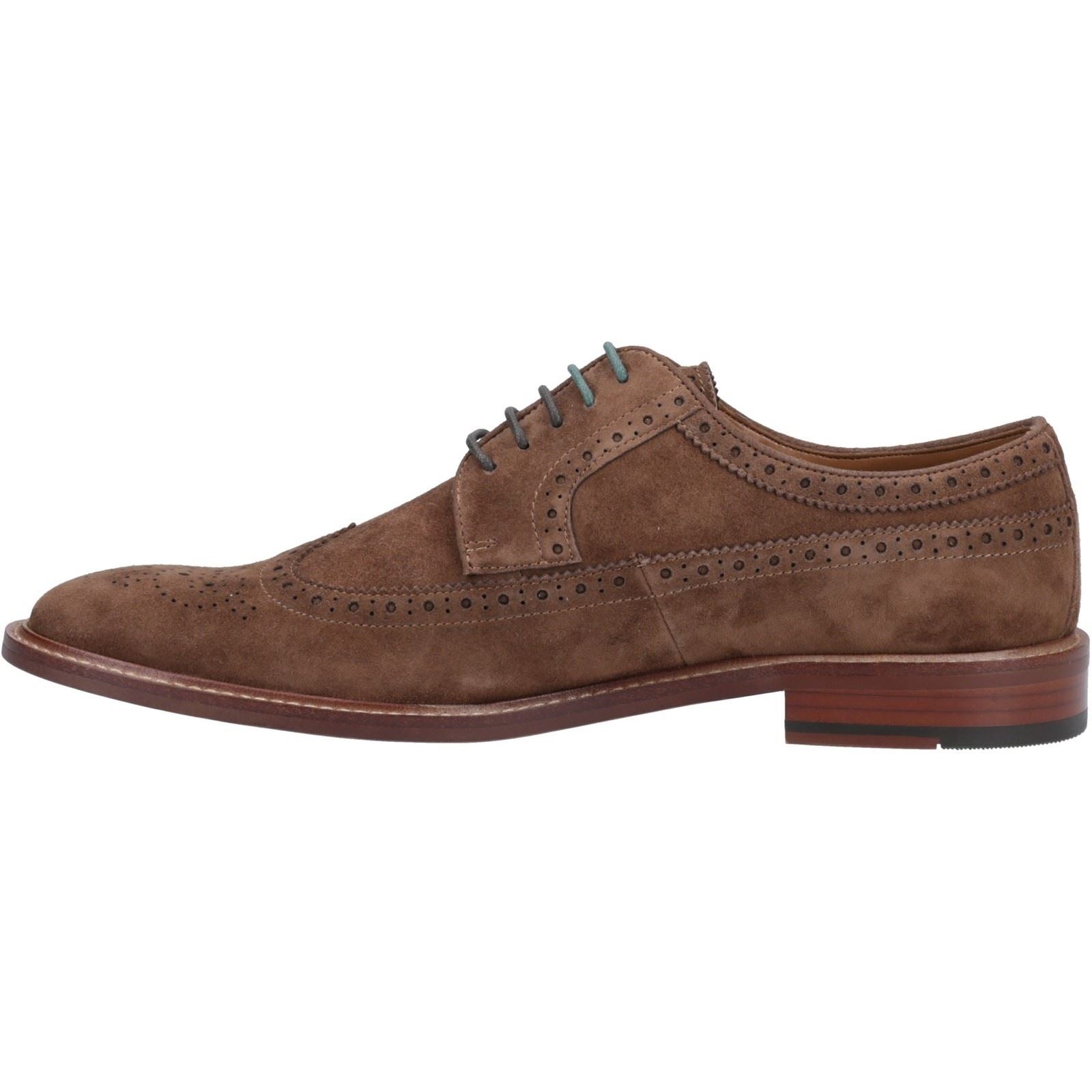 Dune Superior Chaussures Richelieu Pour Homme En Daim Marron
