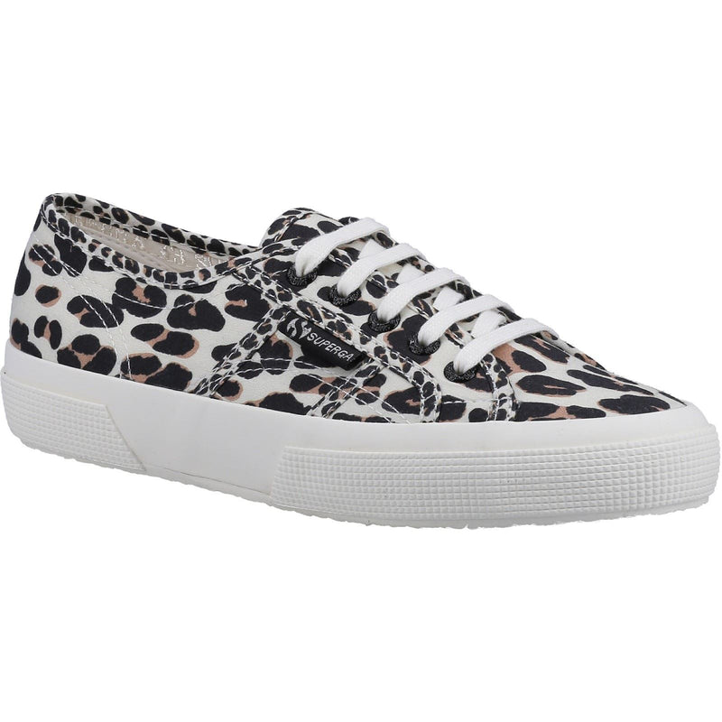 Superga 2750 Light Leopard Print Baskets Légères Léopard Beige Clair En Coton Pour Femme