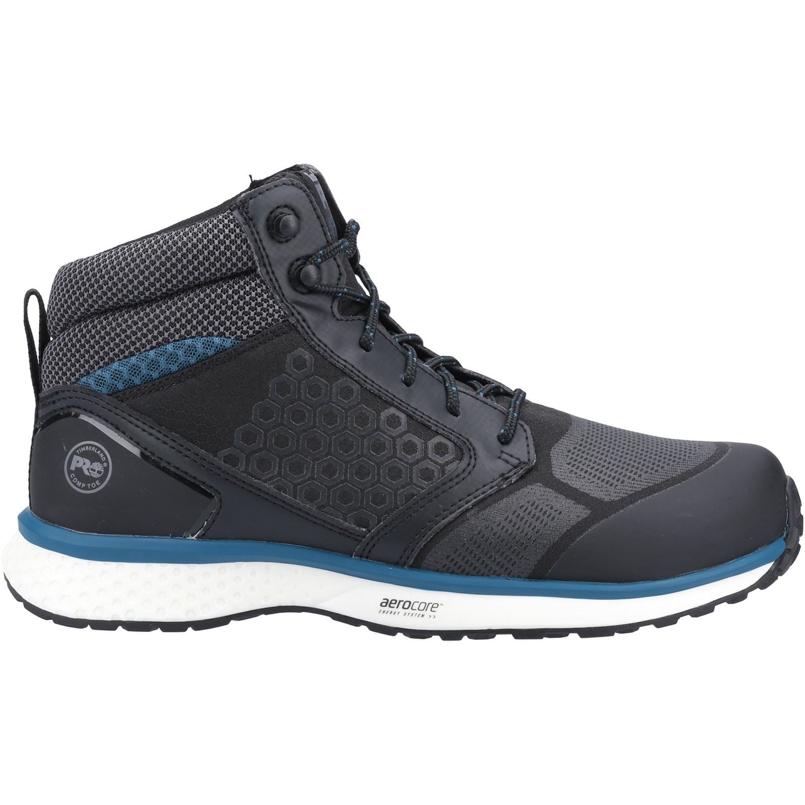 Timberland Pro  Bottes De Sécurité Reaxion Mid Synthétiques Noires/Bleues