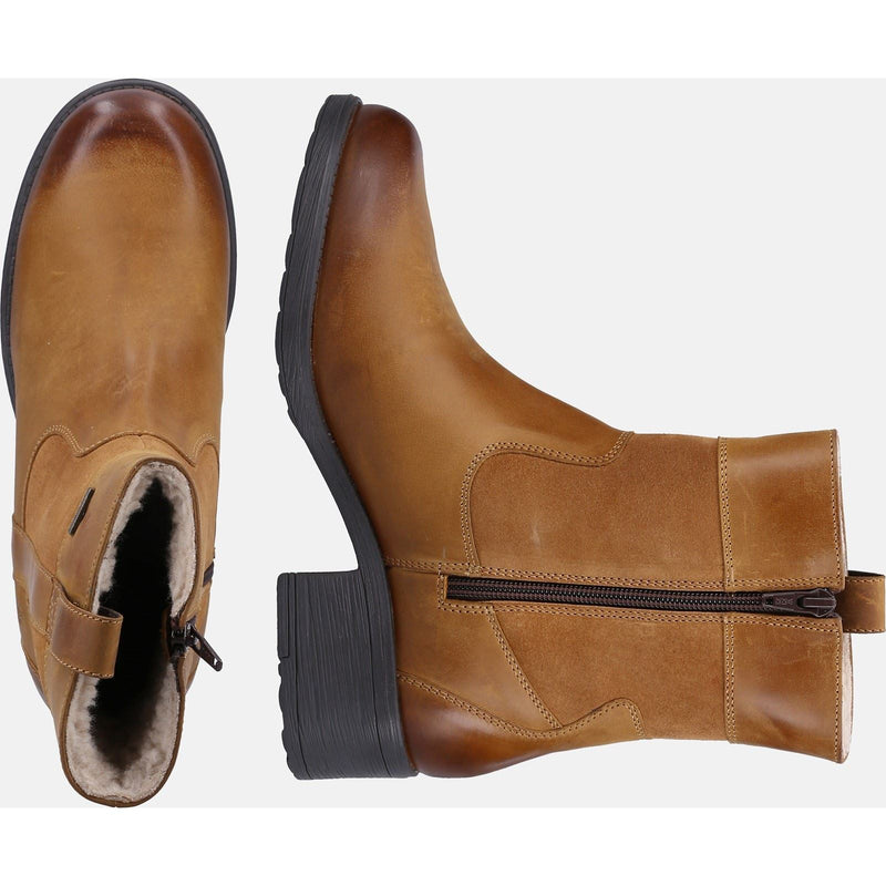 Hush Puppies Saskia Bottes En Daim Pour Femme En Couleur Beige