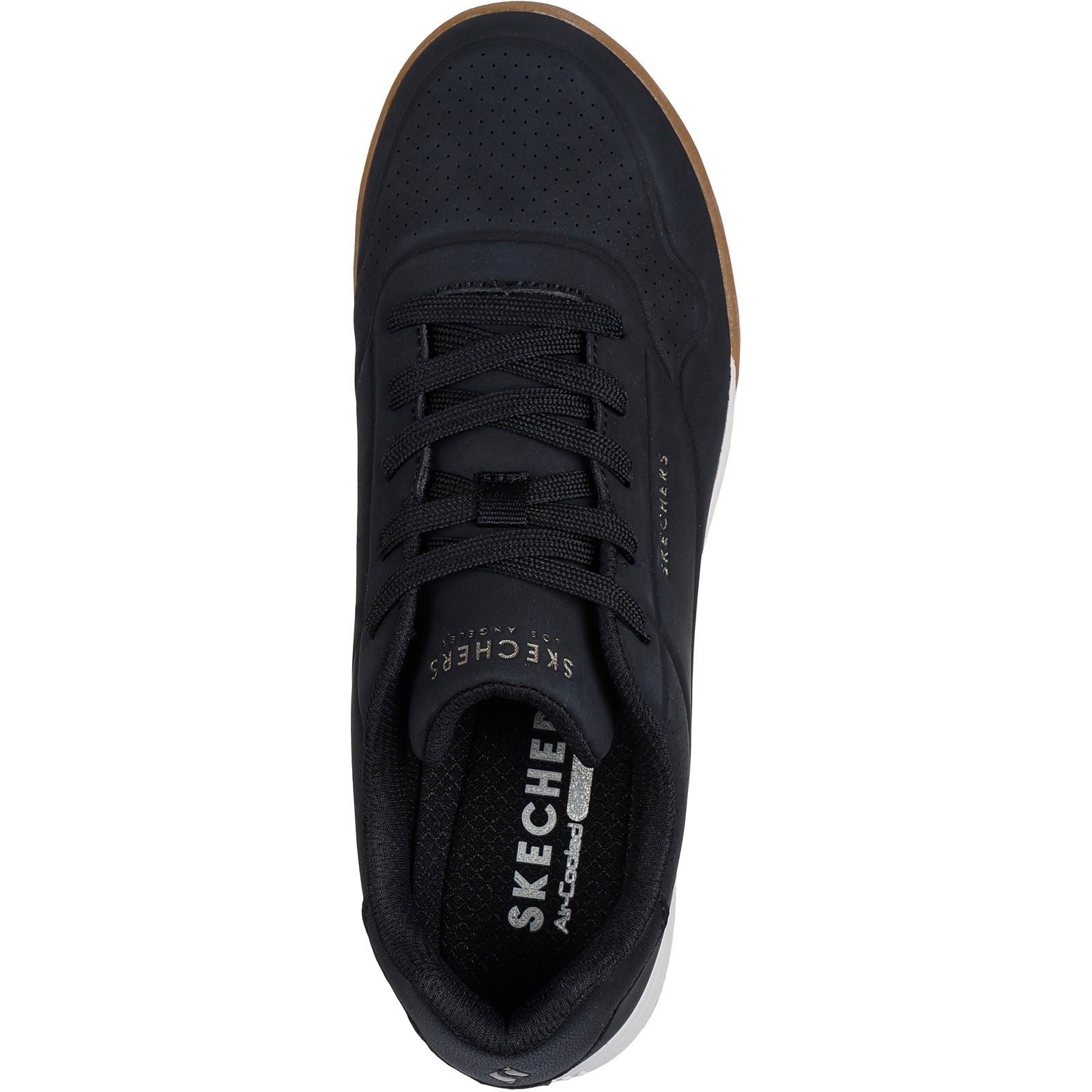 Skechers Zinger 2.0 The Arwen Baskets Noires Pour Femmes En Polyuréthane