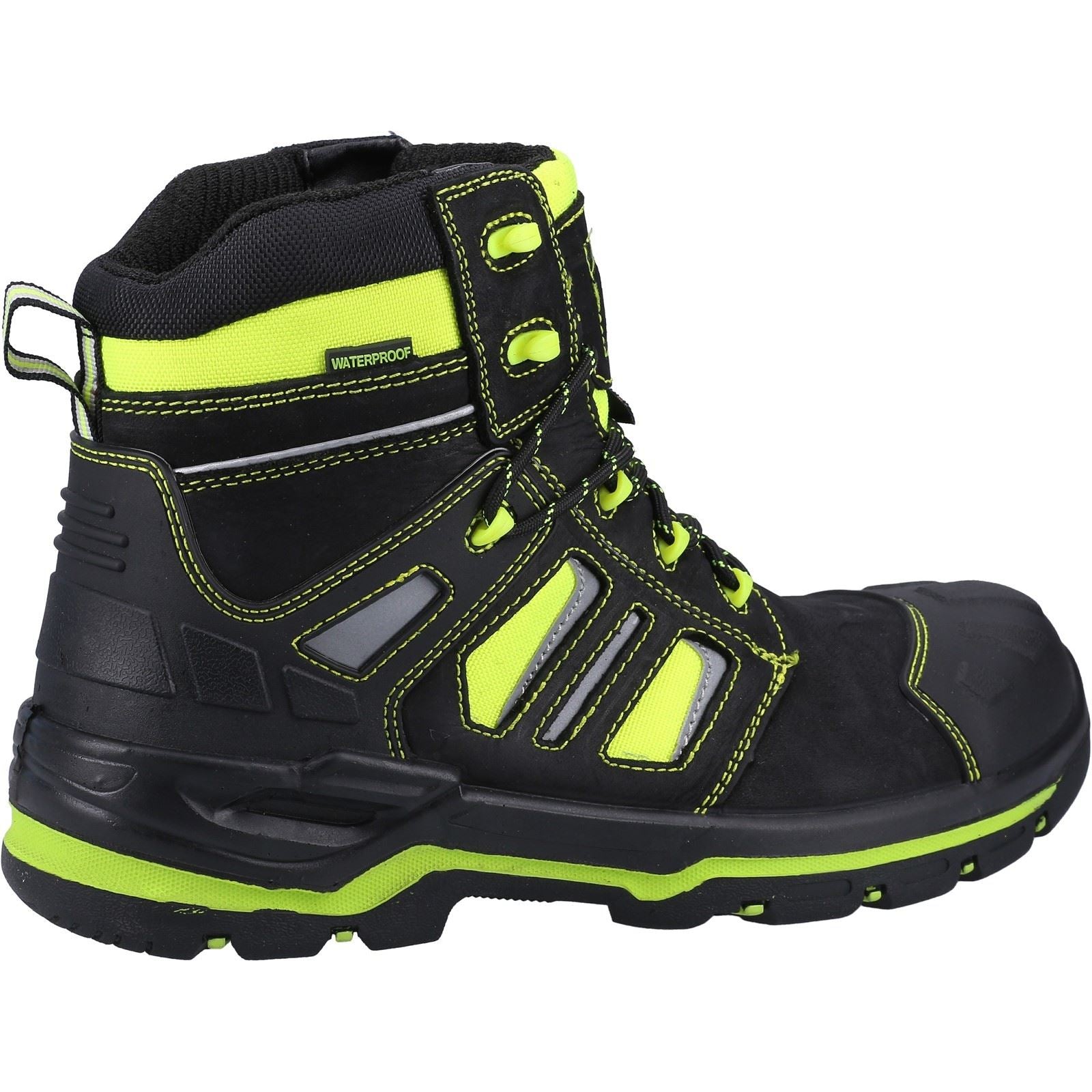 Amblers Safety  Bottines De Sécurité En Cuir Jaune Éclatant
