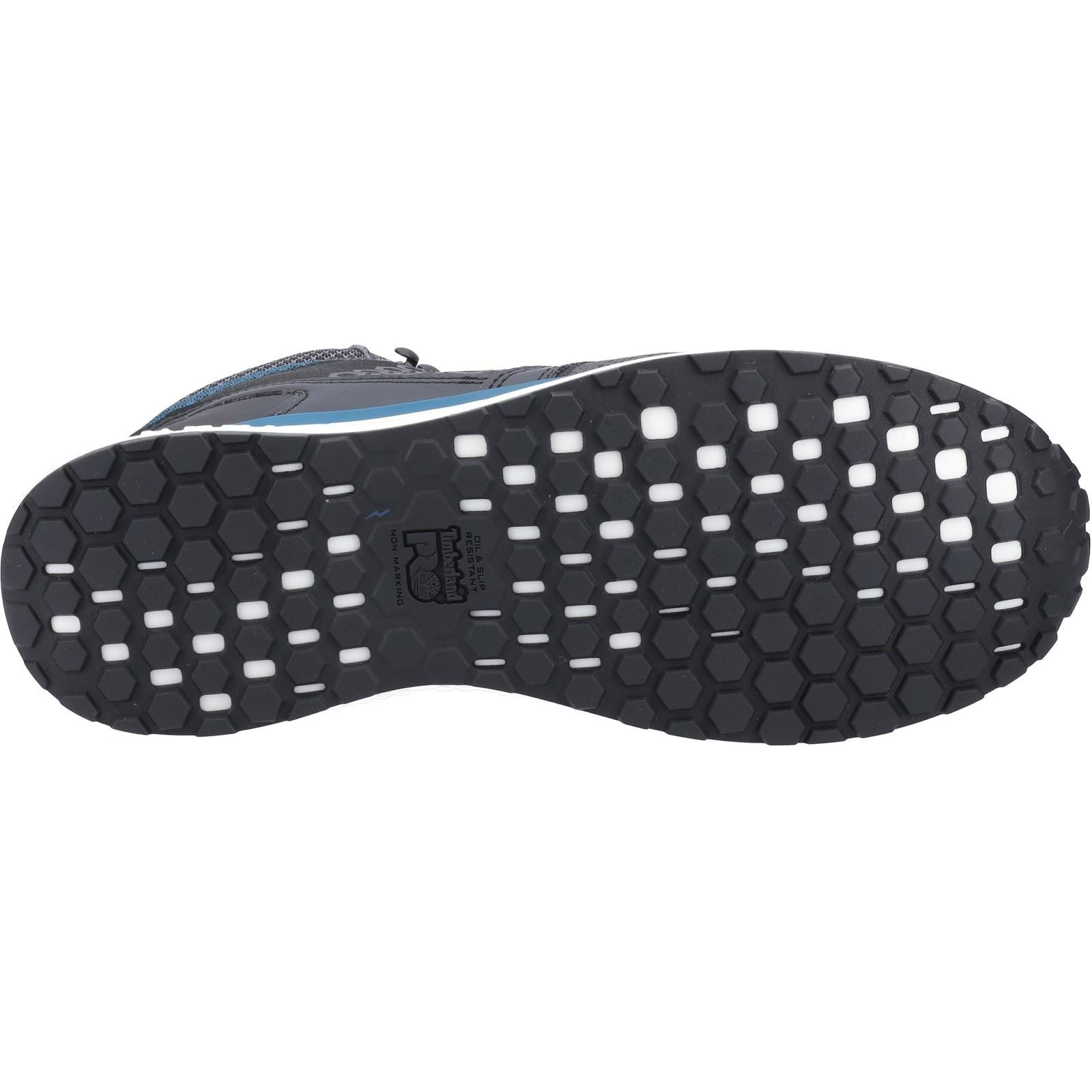 Timberland Pro  Bottes De Sécurité Reaxion Mid Synthétiques Noires/Bleues