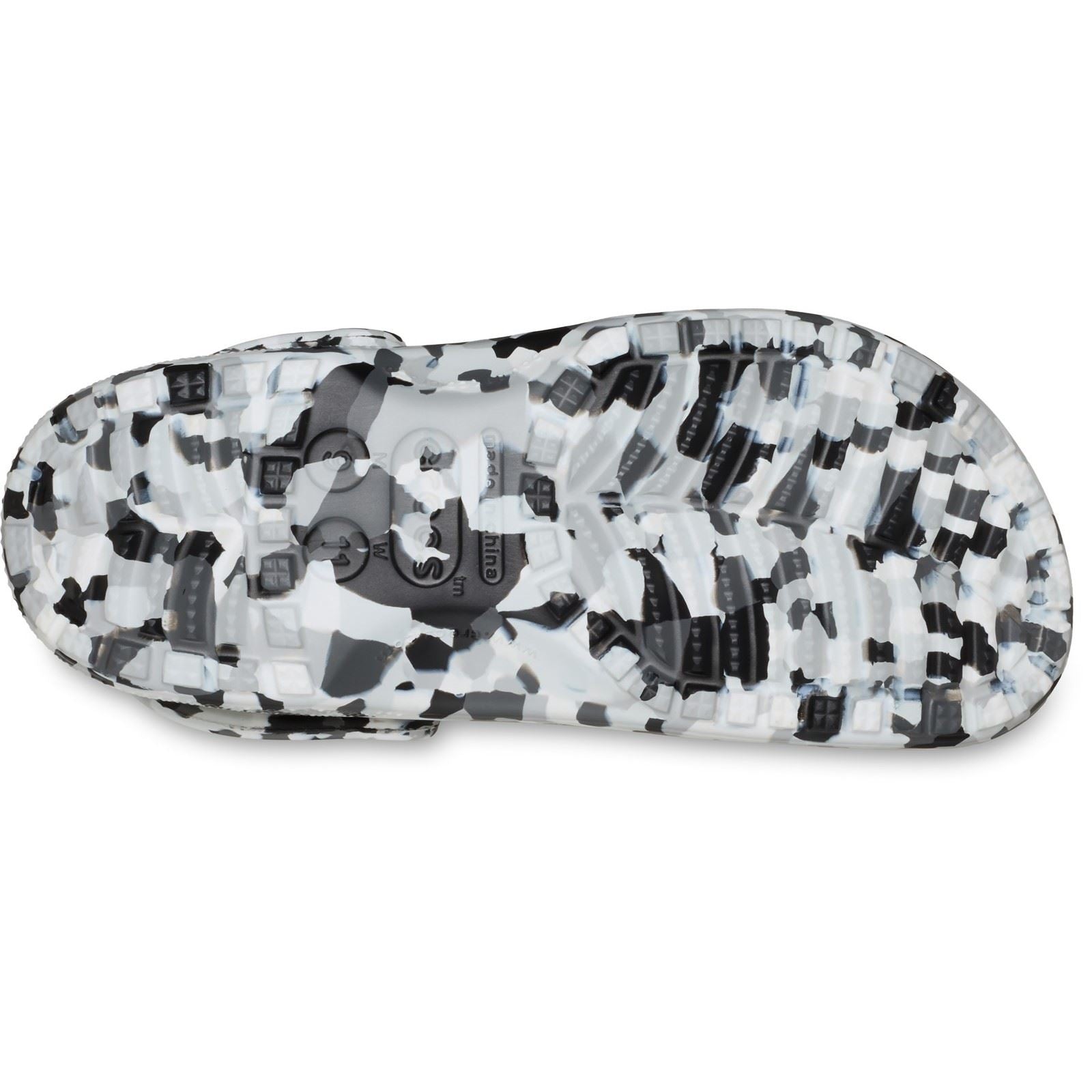 Crocs Classic Confetti Sabots Eva Noir/Blanc