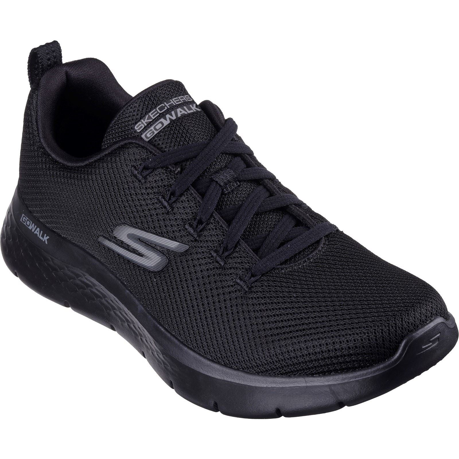Skechers GO WALK Flex Vespid Sneakers Noires Pour Homme En Textile