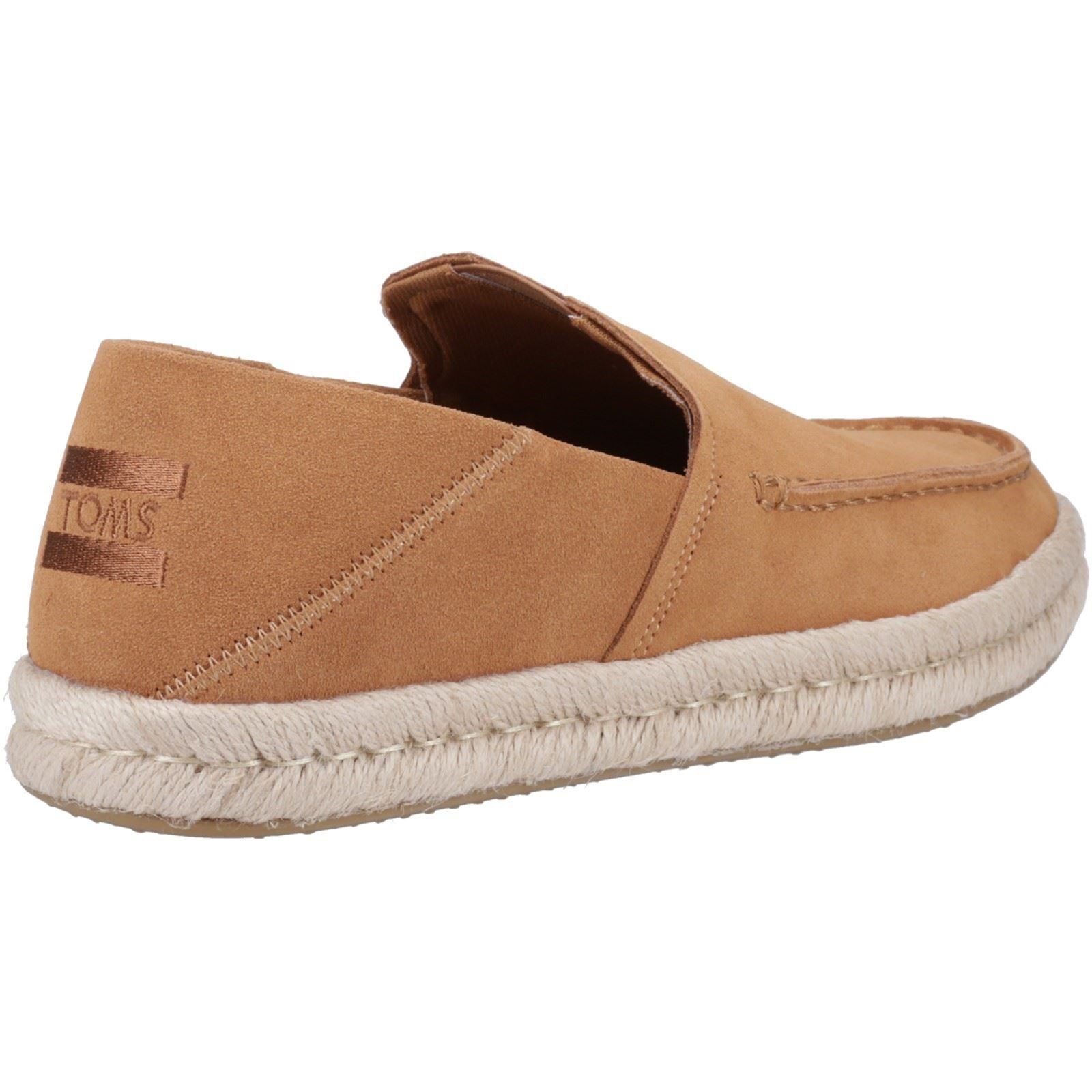 TOMS Alonso Espadrilles En Cuir Pour Hommes Couleur Taupe
